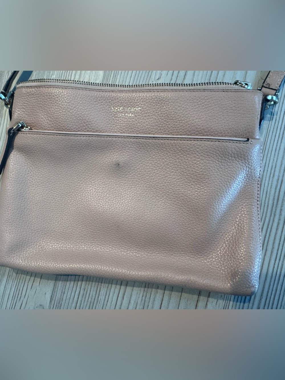 Kate Spade Blush Pink Leather Crossbody Bag